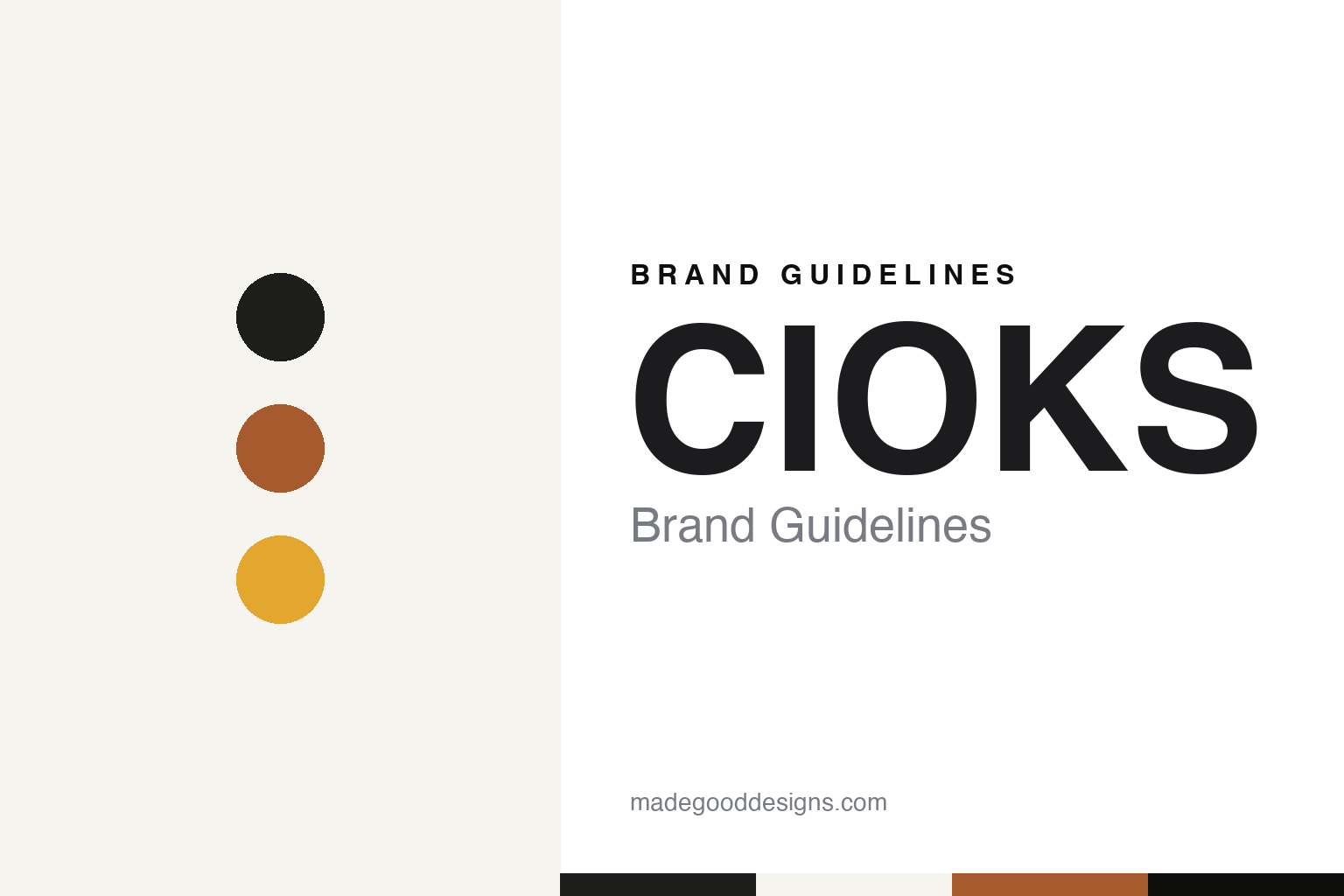 CIOKS Brand Guidelines: The Danish Pedal-Power Maker That Builds Its Supplies in Poland