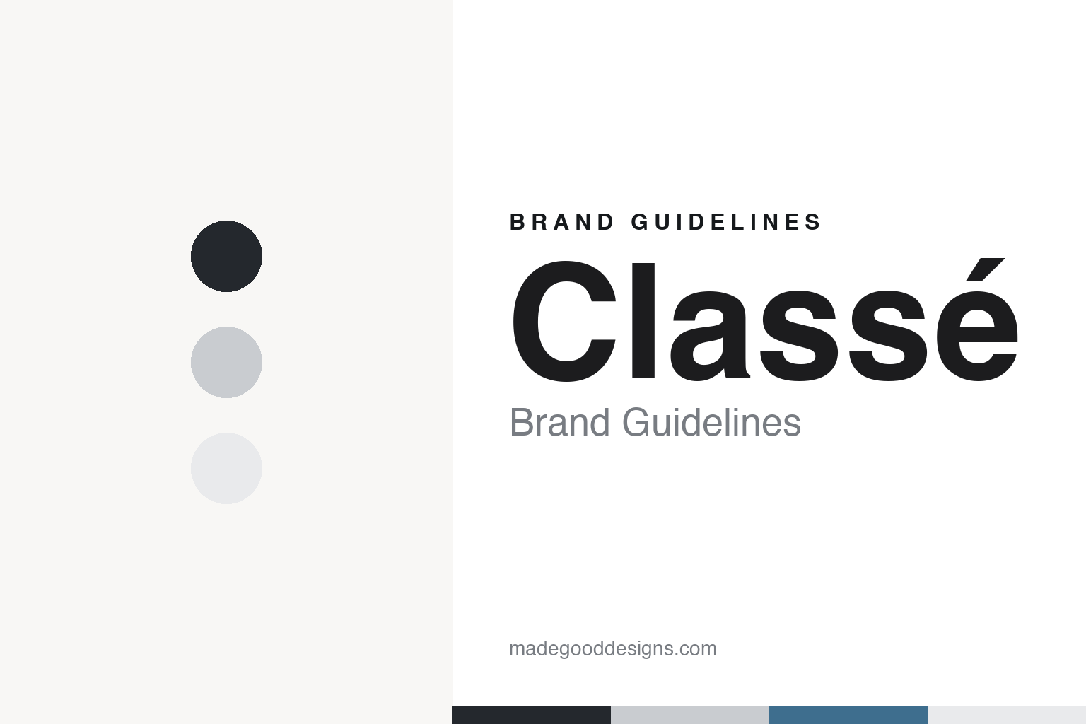 Classé Brand Guidelines: The Montréal Amplifier Maker Named for Class A