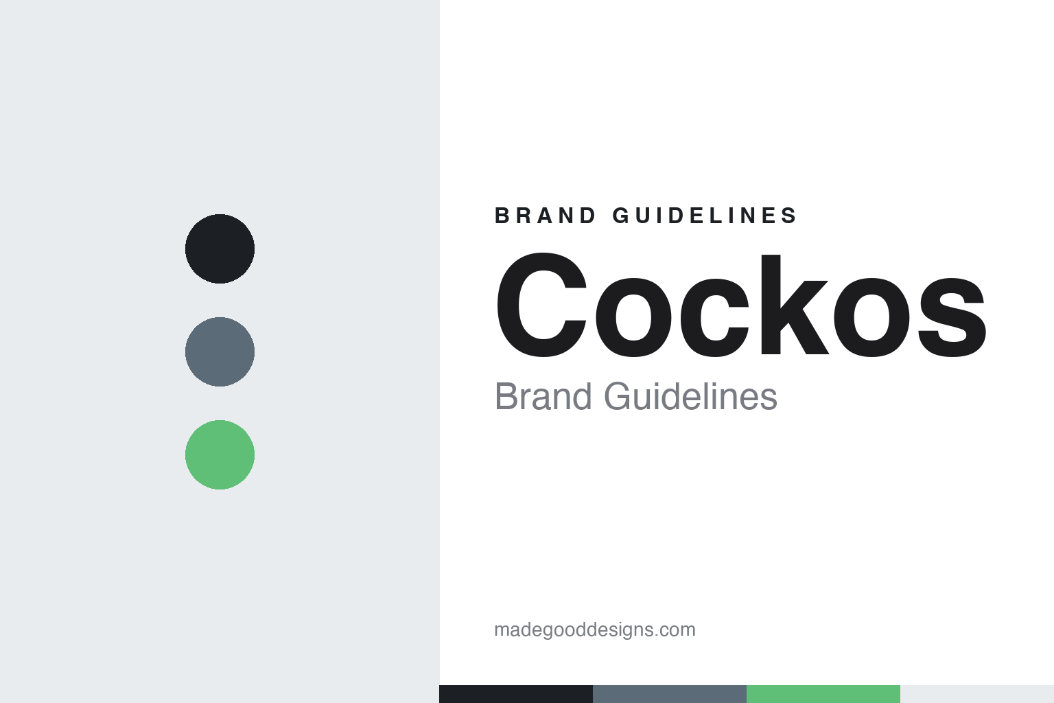 Cockos brand guidelines — abstract colour discs and material texture (original homage; not a Cockos product or logo)