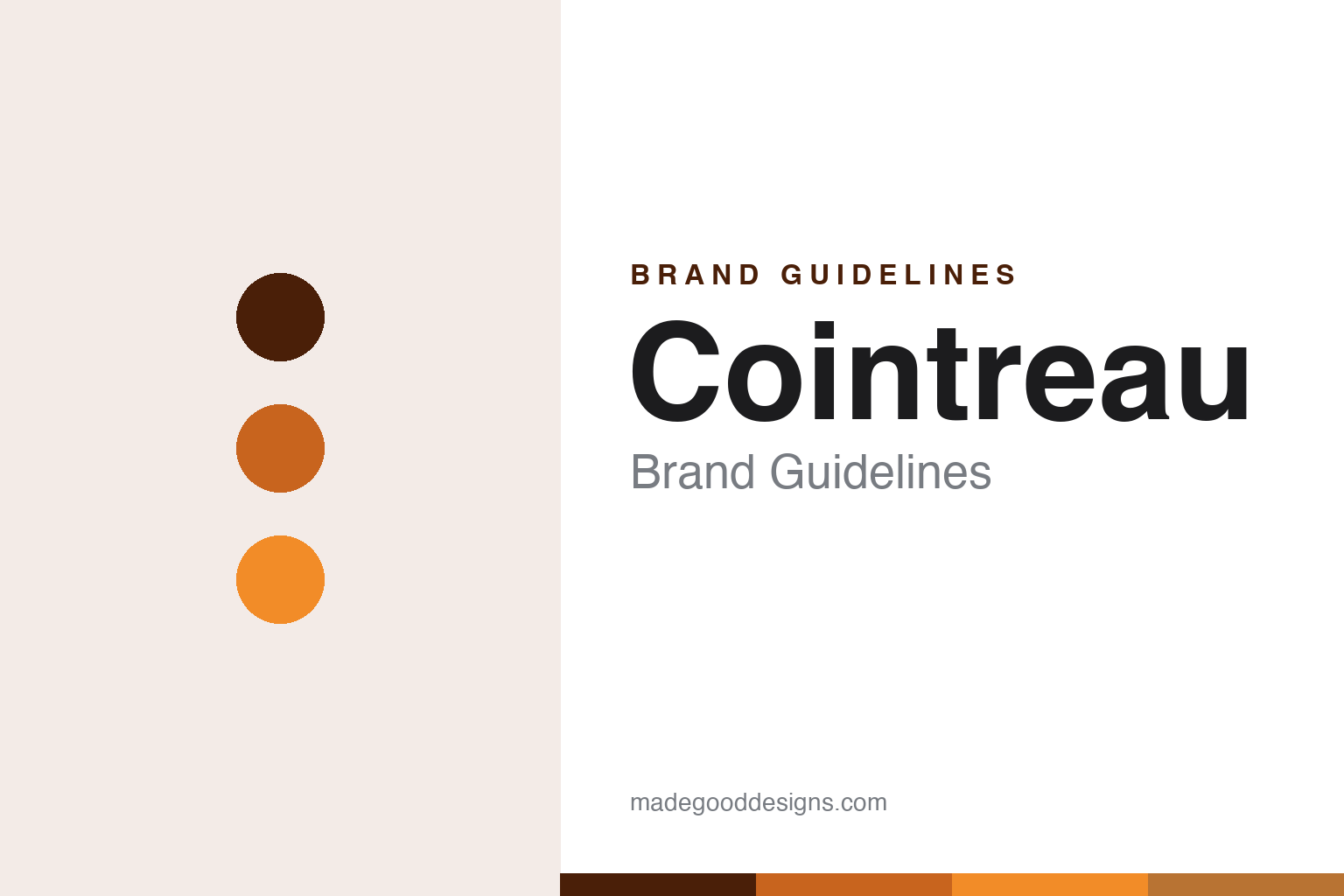 Cointreau Brand Guidelines: The Angers Orange Liqueur in a Square Amber Bottle