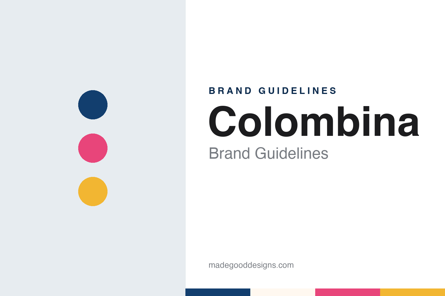 Colombina brand guidelines — abstract colour discs and material texture (original homage; not a Colombina product or logo)