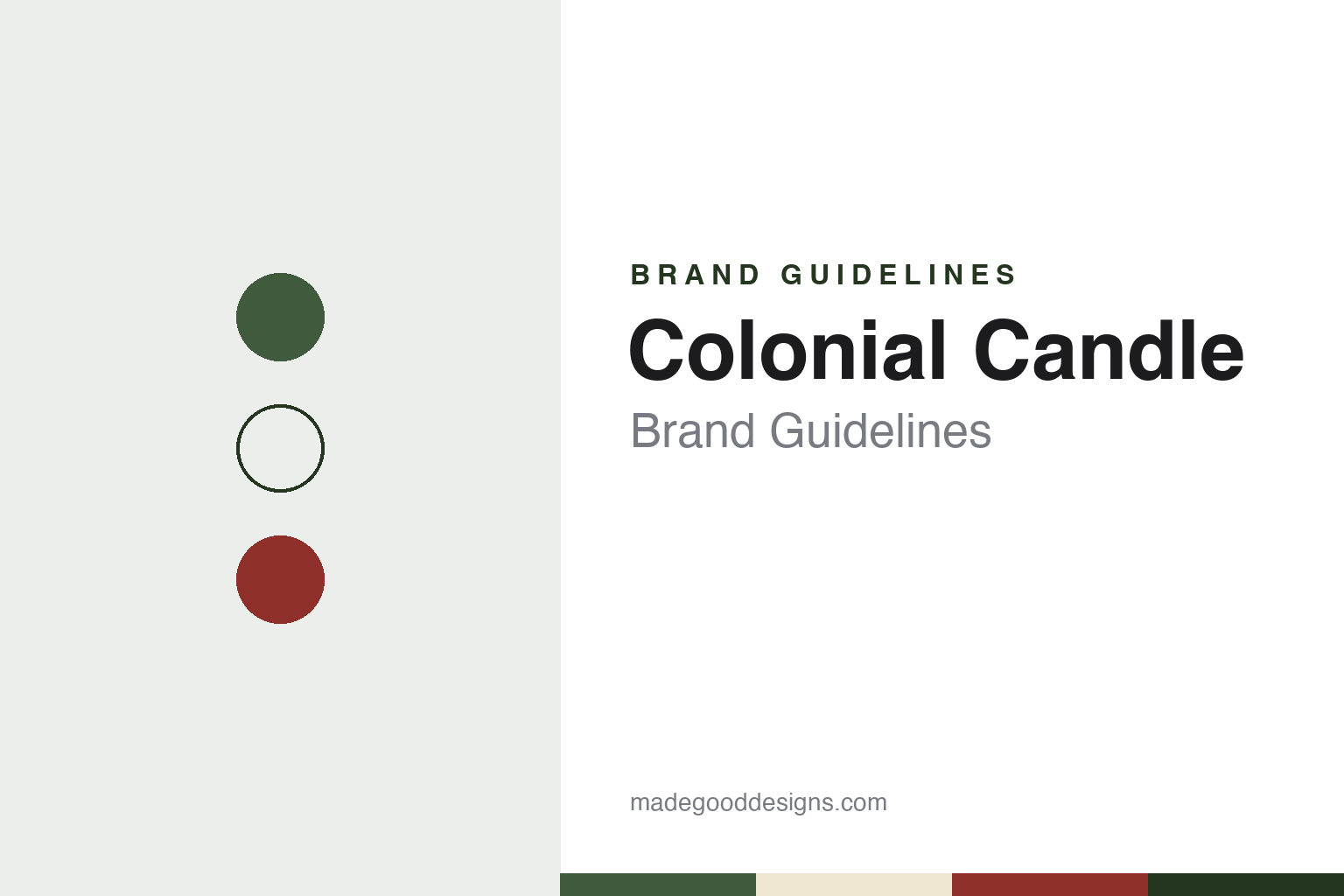 Colonial Candle Brand Guidelines: Mabel Baker’s Bayberry Tapers, From Cape Cod to Blyth & MVP