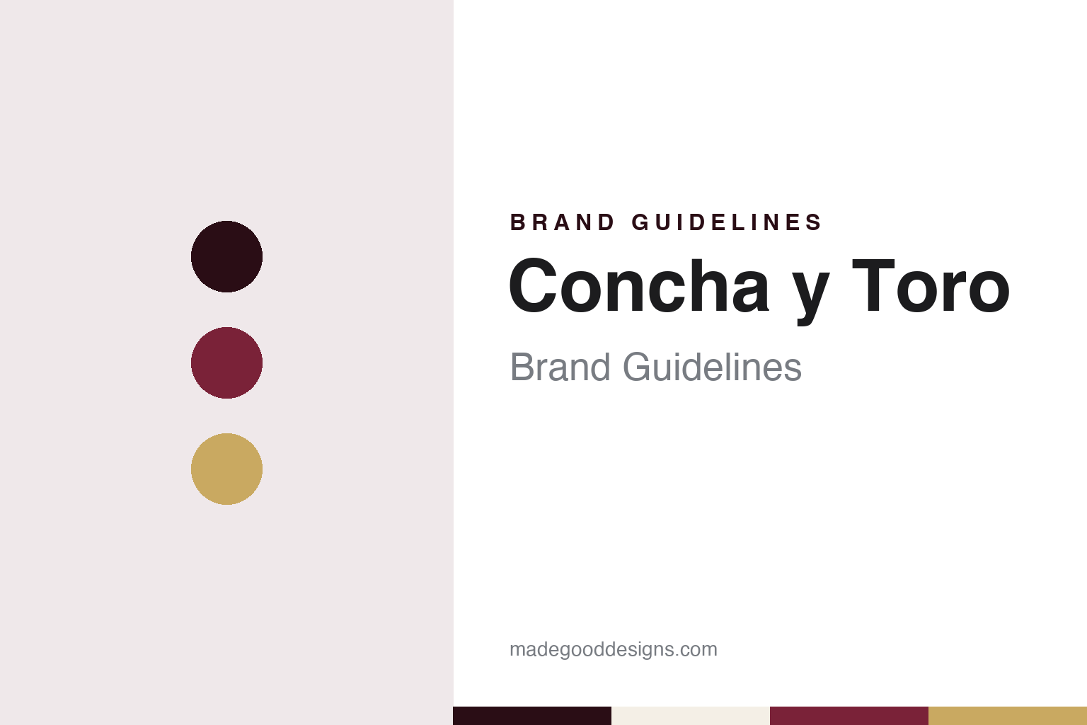 Concha y Toro Brand Guidelines: The Pirque Wine House Founded by a Finance Minister in 1883
