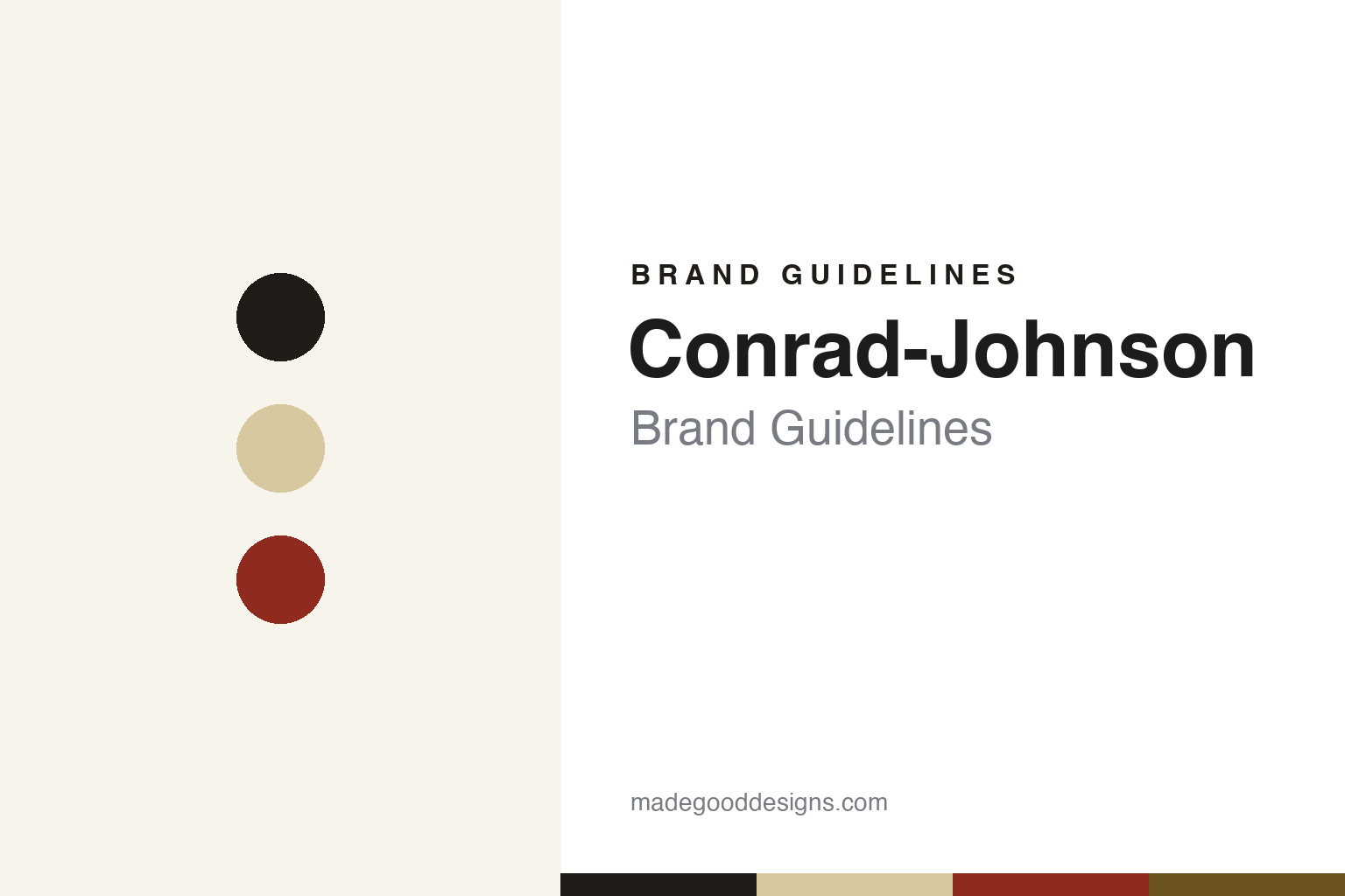 Conrad-Johnson brand guidelines — abstract colour discs and material texture (original homage; not a Conrad-Johnson product or logo)