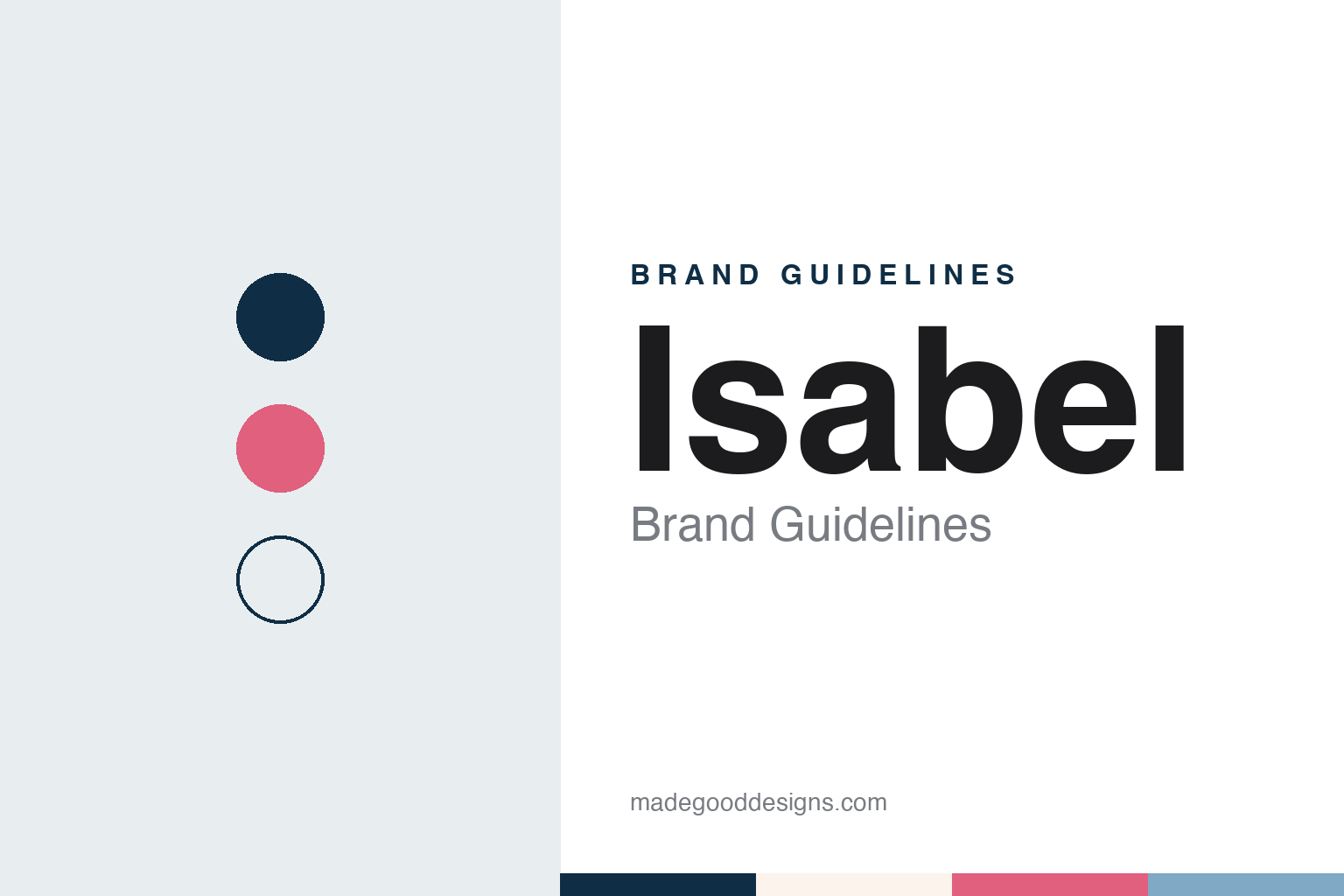 Isabel brand guidelines — abstract colour discs and material texture (original homage; not a Isabel product or logo)