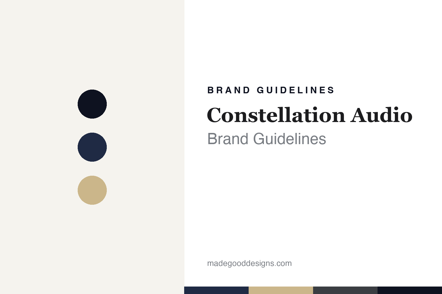 Constellation Audio Brand Guidelines: The Star-Named Amplifiers of an Australian-Founded Dream Team