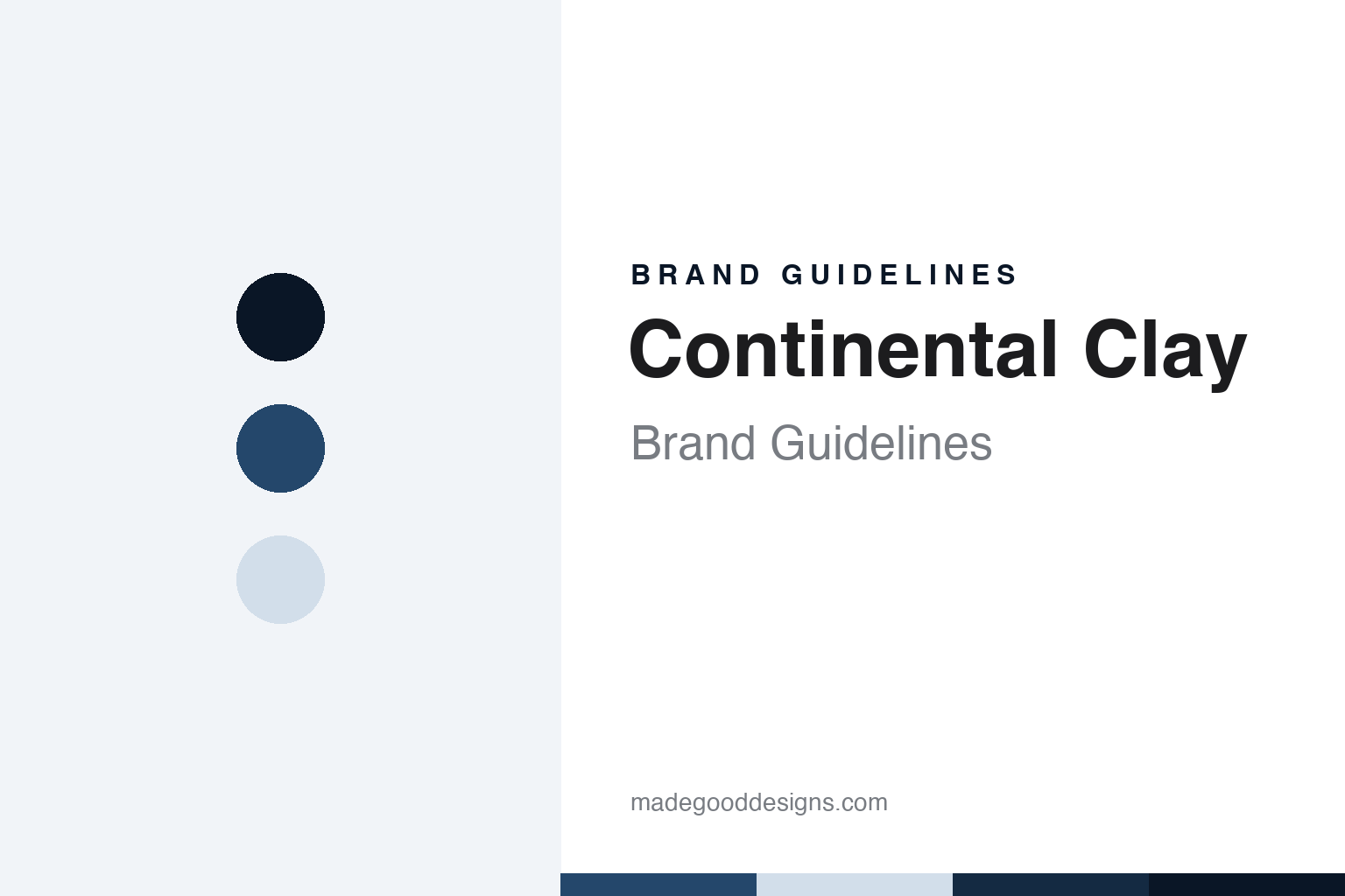 Continental Clay Brand Guidelines: Four Million Pounds a Year, From the Mines