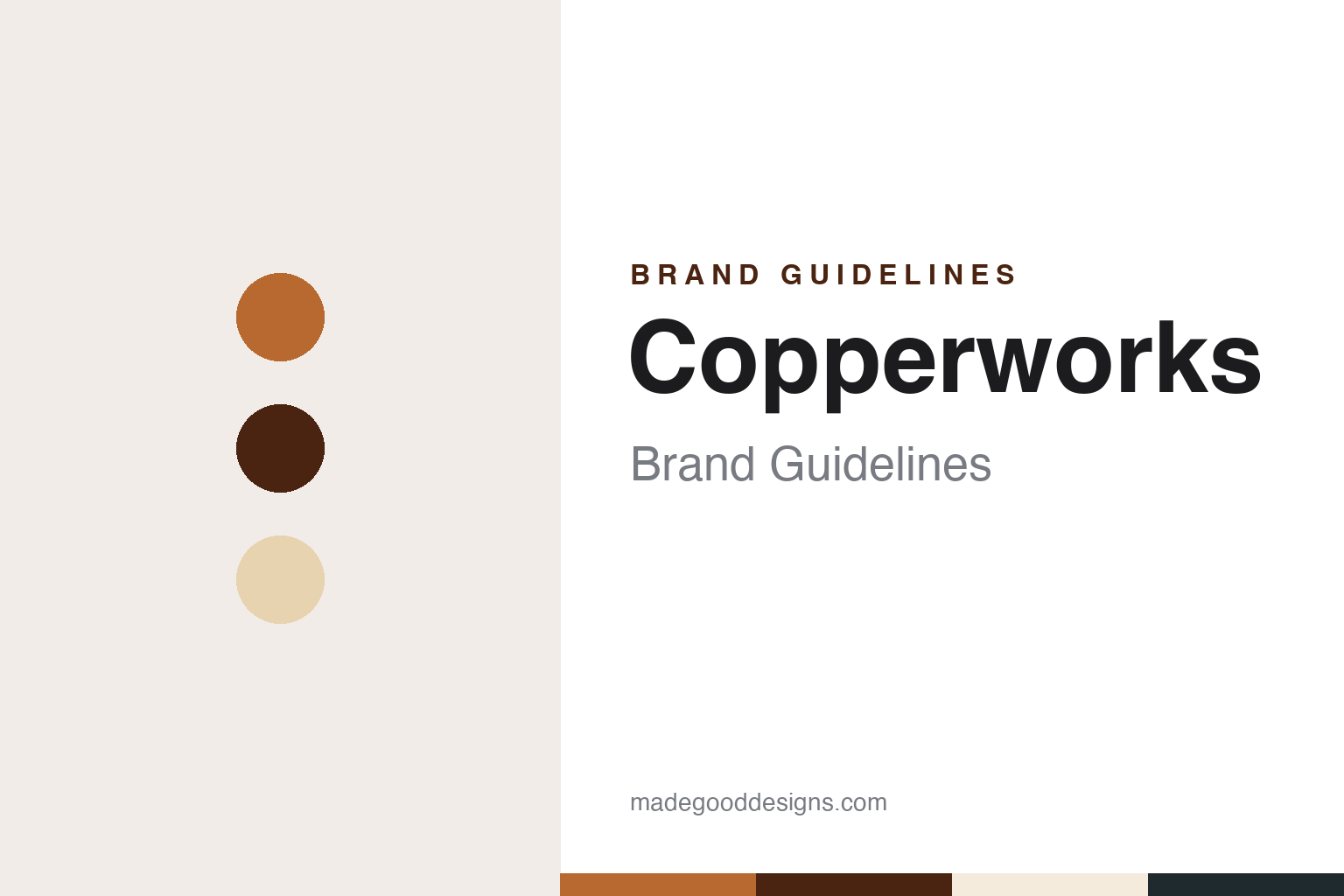 Copperworks Brand Guidelines: The Seattle Waterfront Distillery That Turns Beer Into Single Malt