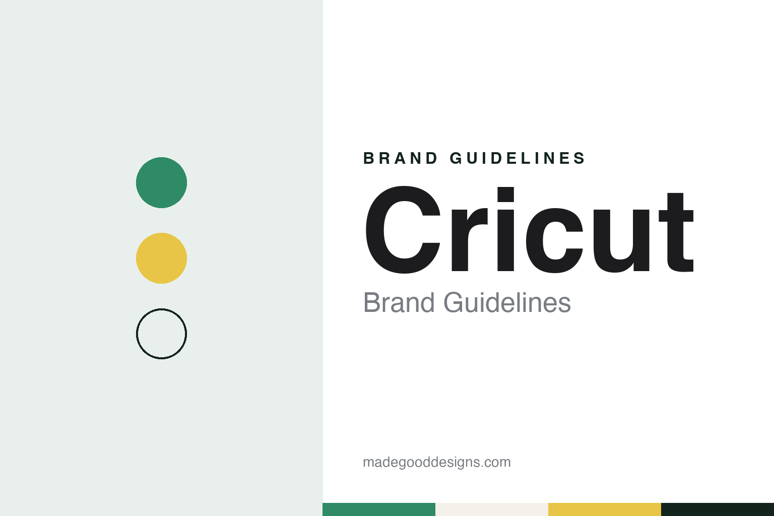 Cricut brand guidelines — abstract colour discs and material texture (original homage; not a Cricut product or logo)