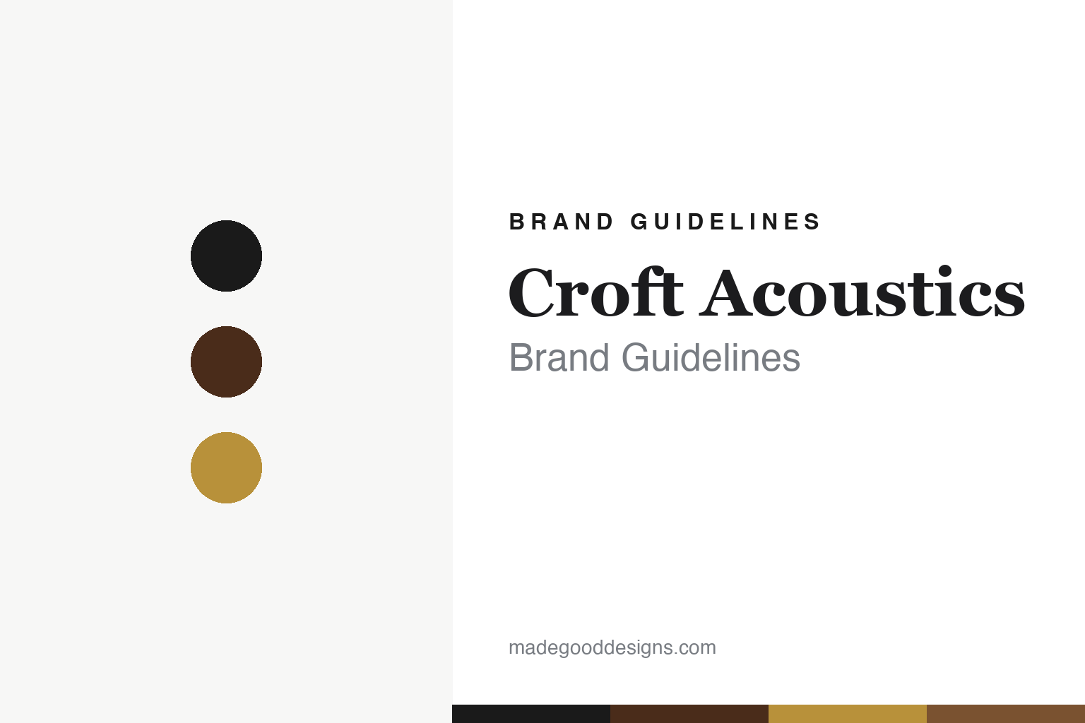 Croft Acoustics Brand Guidelines: Glenn Croft’s Hand-Wired Valve Amplifiers From the West Midlands