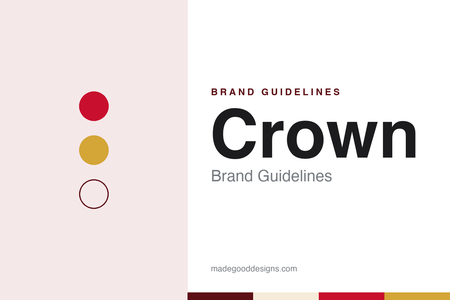 Crown Brand Guidelines: The 1947 Korean Confectioner of Sando, Jolly Pong and Big Pie