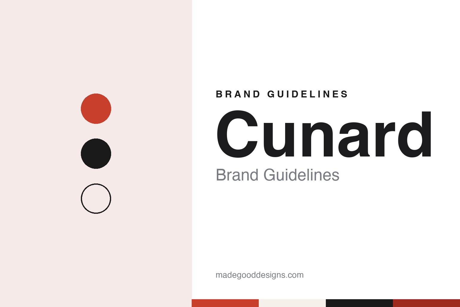 Cunard Brand Guidelines: Red Funnels and the Queens