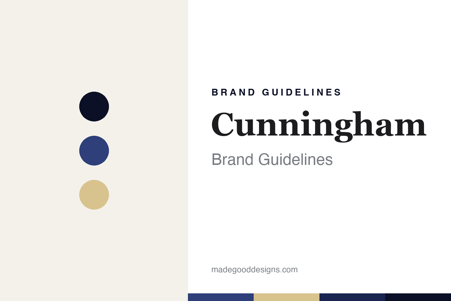 Cunningham Brand Guidelines: “The Matchless Cunningham,” Built Again
