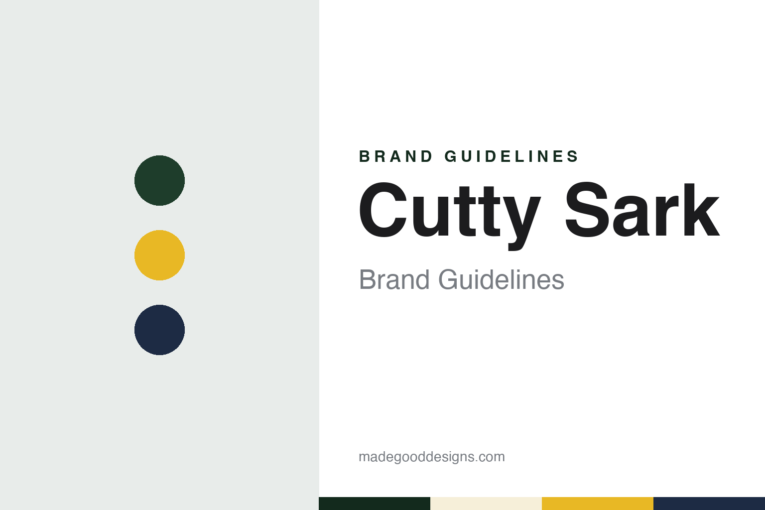 Cutty Sark brand guidelines — abstract colour discs and material texture (original homage; not a Cutty Sark product or logo)