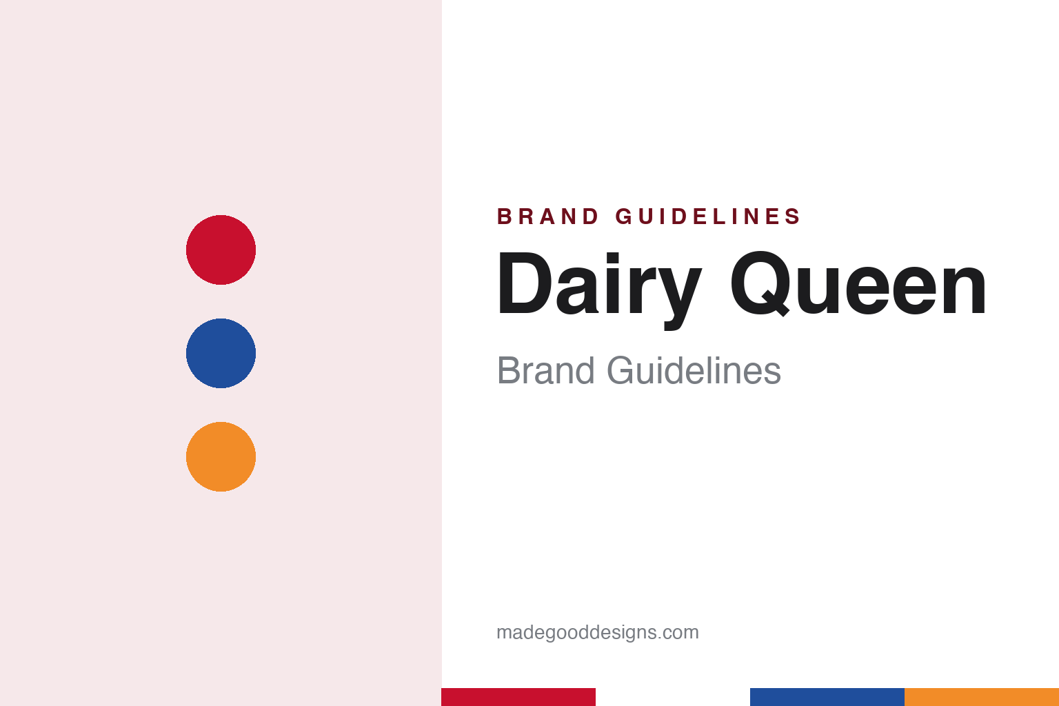 Dairy Queen Brand Guidelines: The Red Ellipse from Joliet to Berkshire