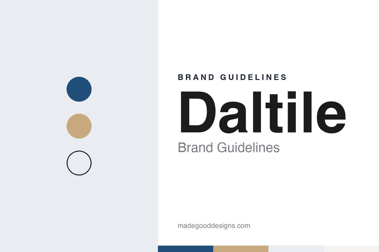 Daltile Brand Guidelines: The Dallas Ceramic Company of 1947
