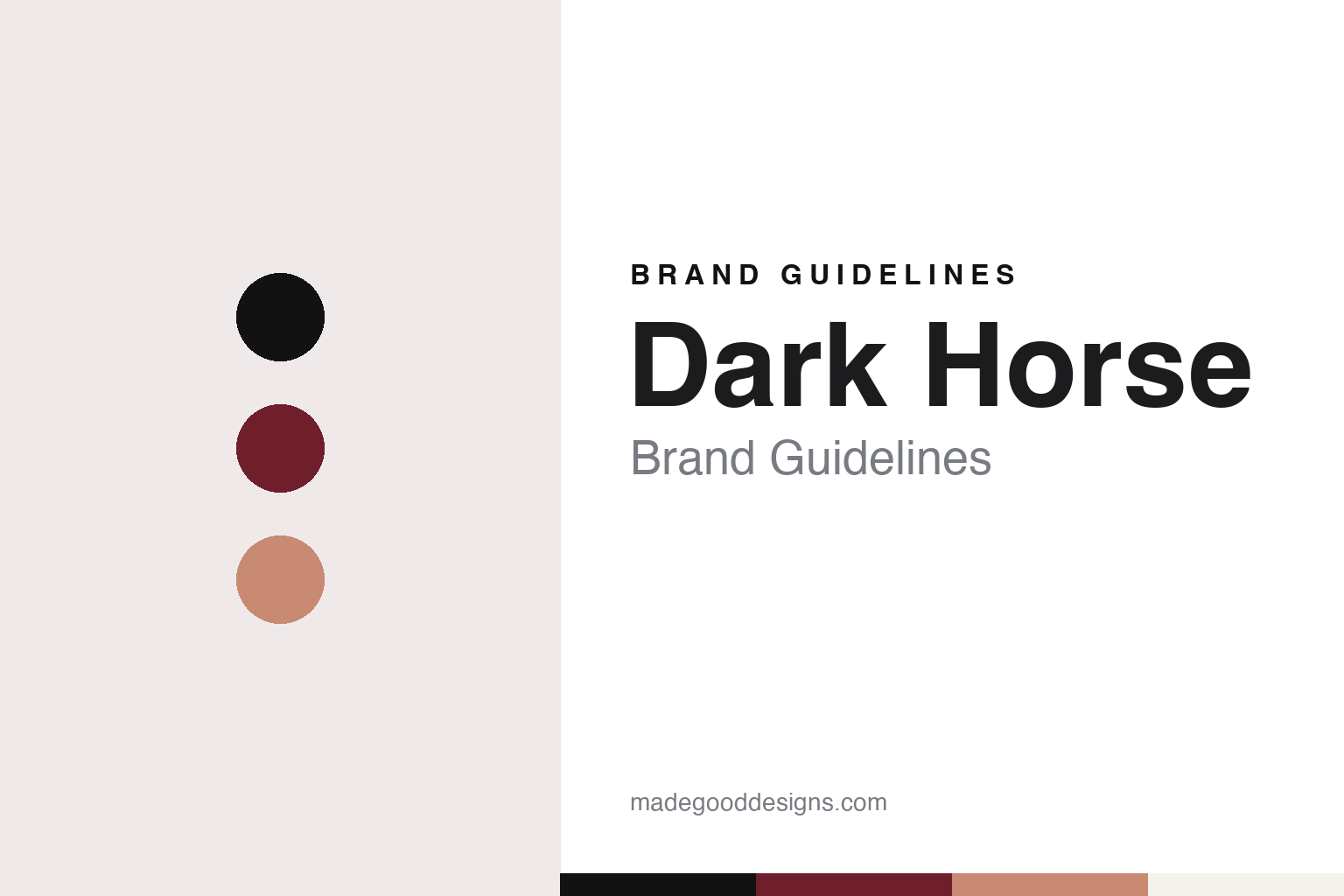 Dark Horse Brand Guidelines: Gallo’s Californian Wine and Its Horse-Head Icon