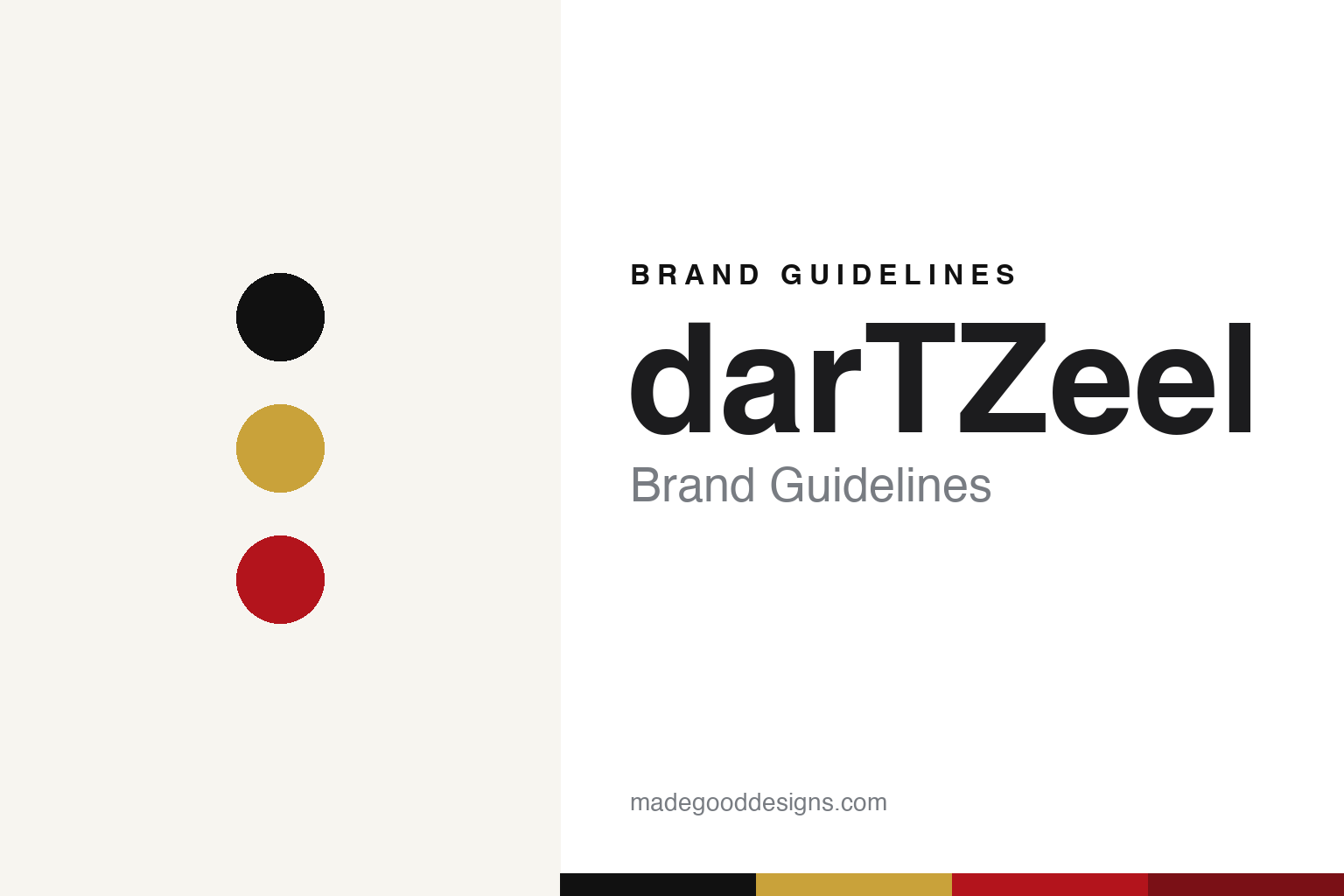 darTZeel brand guidelines — abstract colour discs and material texture (original homage; not a darTZeel product or logo)
