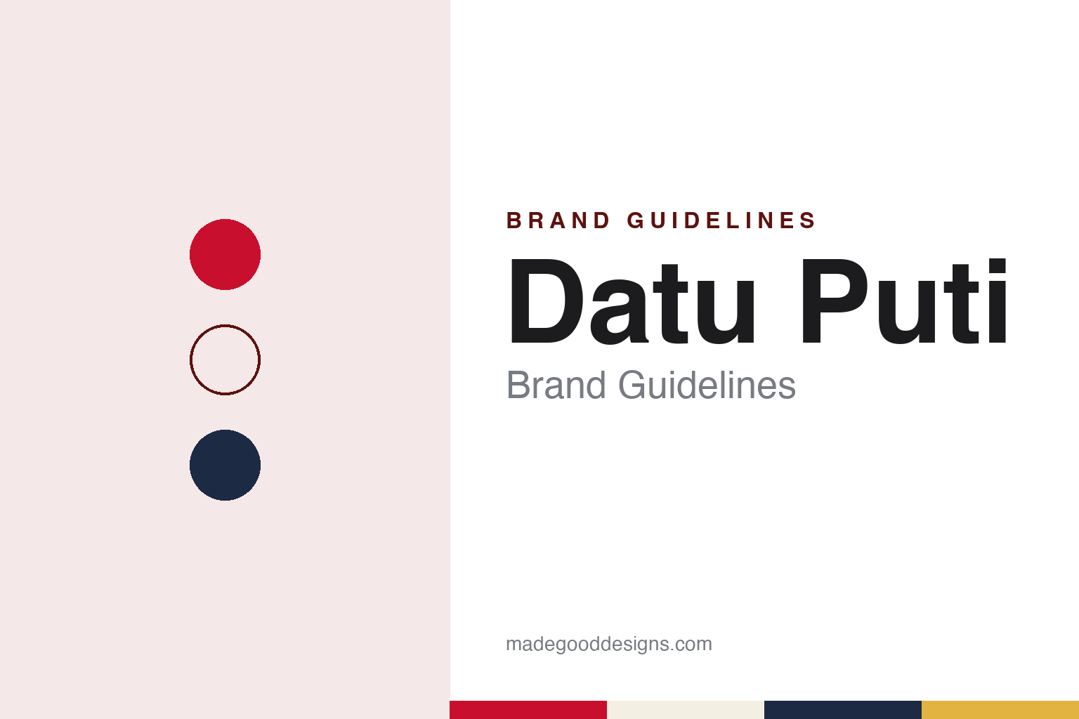 Datu Puti Brand Guidelines: The 1975 Vinegar of the Mukhasim Face