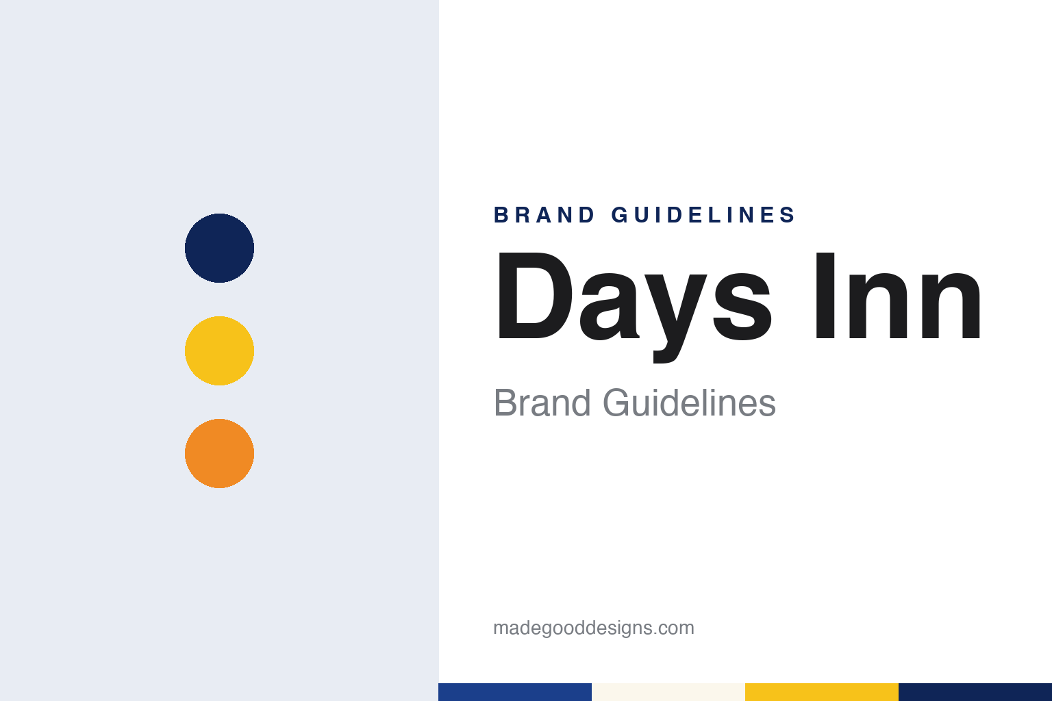 Days Inn Brand Guidelines: The Tybee Island Motel, the Yellow Sunburst and Cecil B. Day
