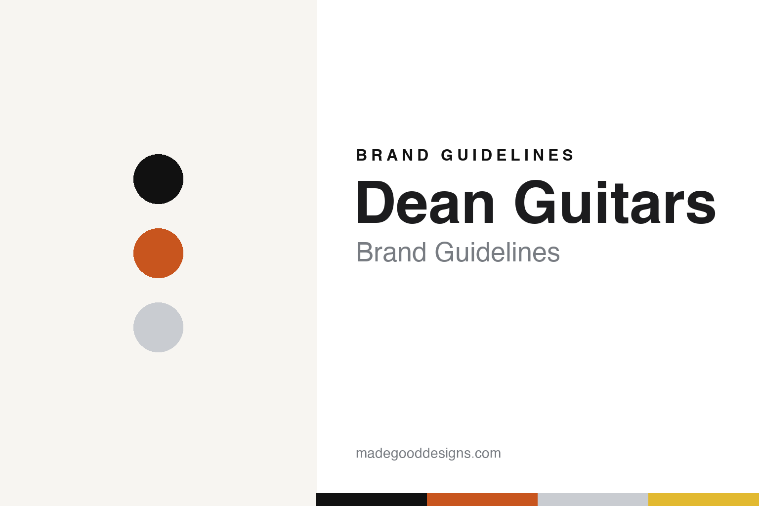 Dean Guitars Brand Guidelines: Dean Zelinsky’s ML, V and Z and the Tampa Revival