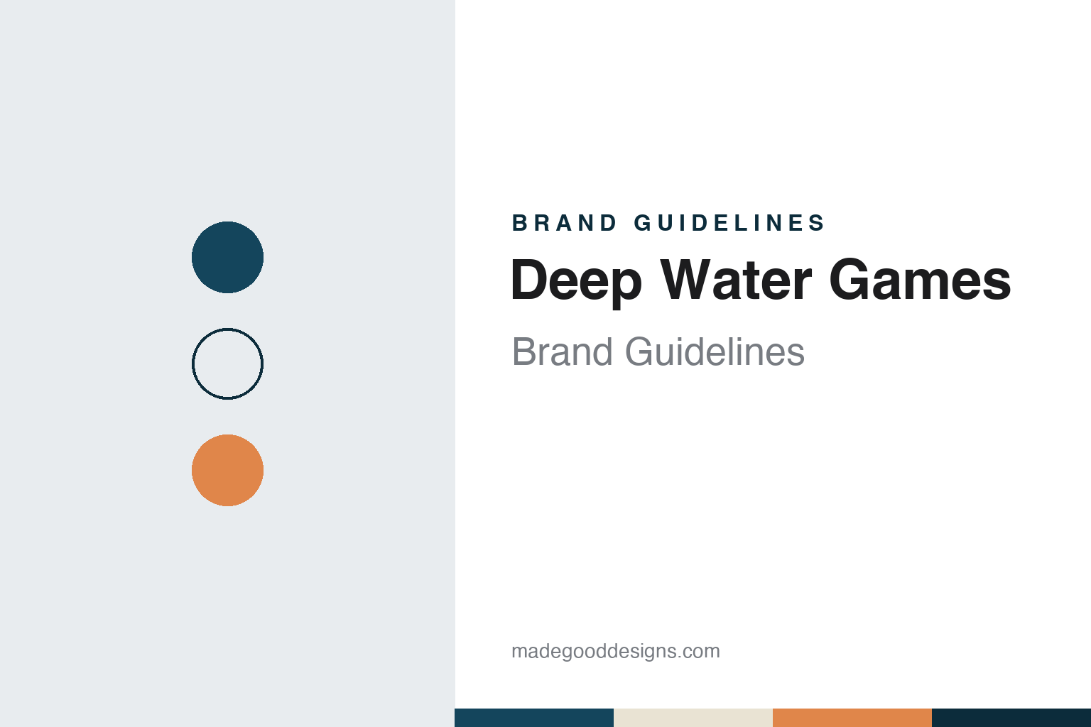 Deep Water Games Brand Guidelines: Welcome To…, Floor Plan & the Friendly Skeleton Rename