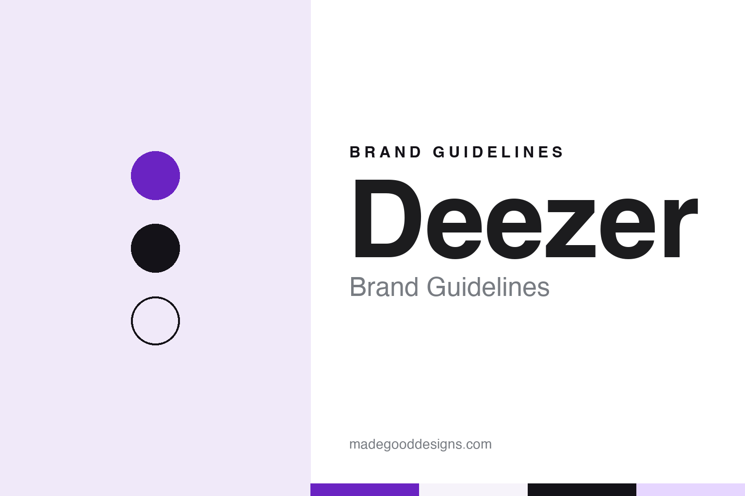 Deezer Brand Guidelines: Blogmusik, a 2007 Paris Launch and a Purple Heart
