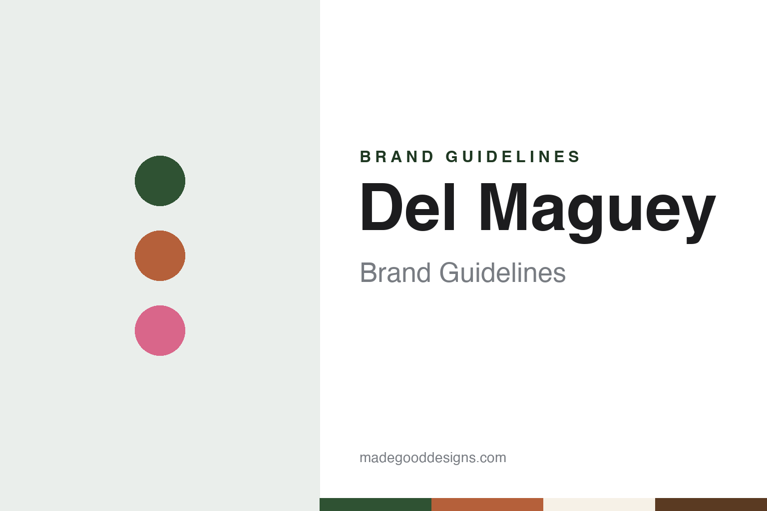 Del Maguey Brand Guidelines: Ron Cooper’s Single Village Mezcal, Founded 1995