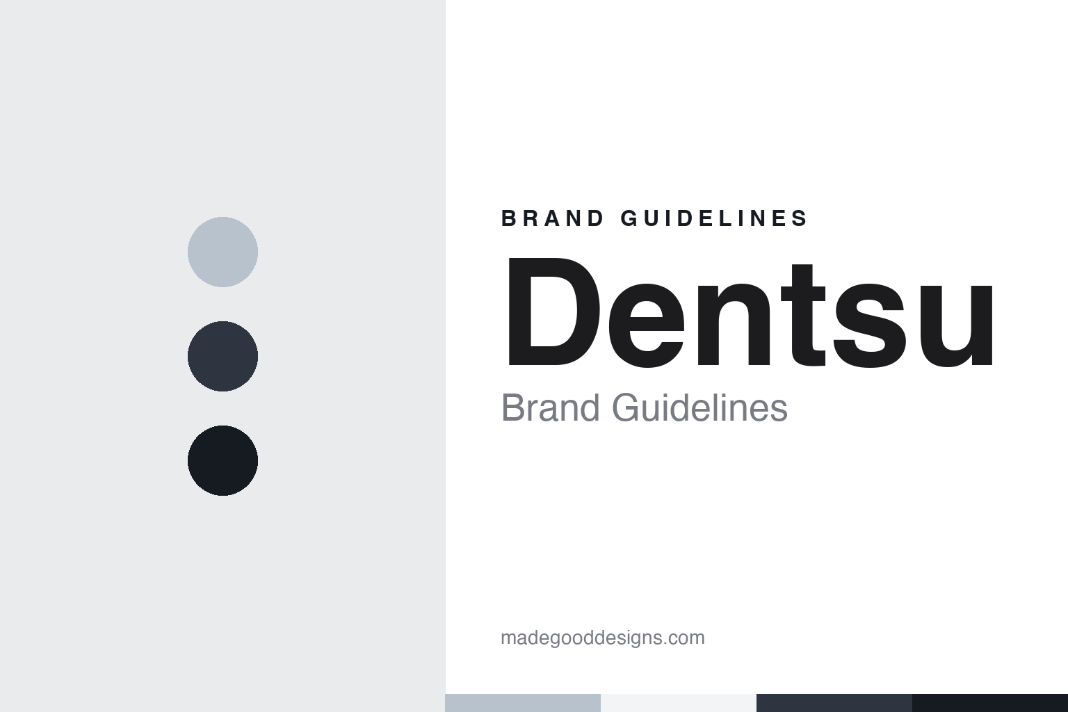 Dentsu Brand Guidelines: A Telegraph Name, Shiodome and a Lowercase Group