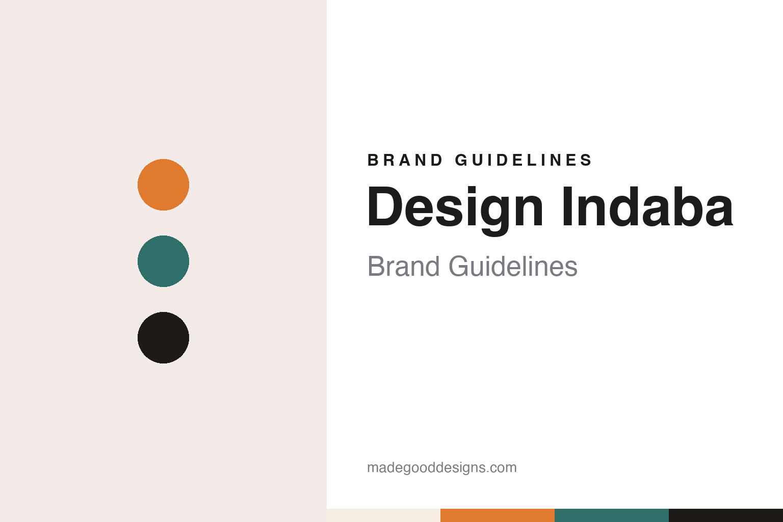 Design Indaba brand guidelines — abstract colour discs and material texture (original homage; not a Design Indaba product or logo)