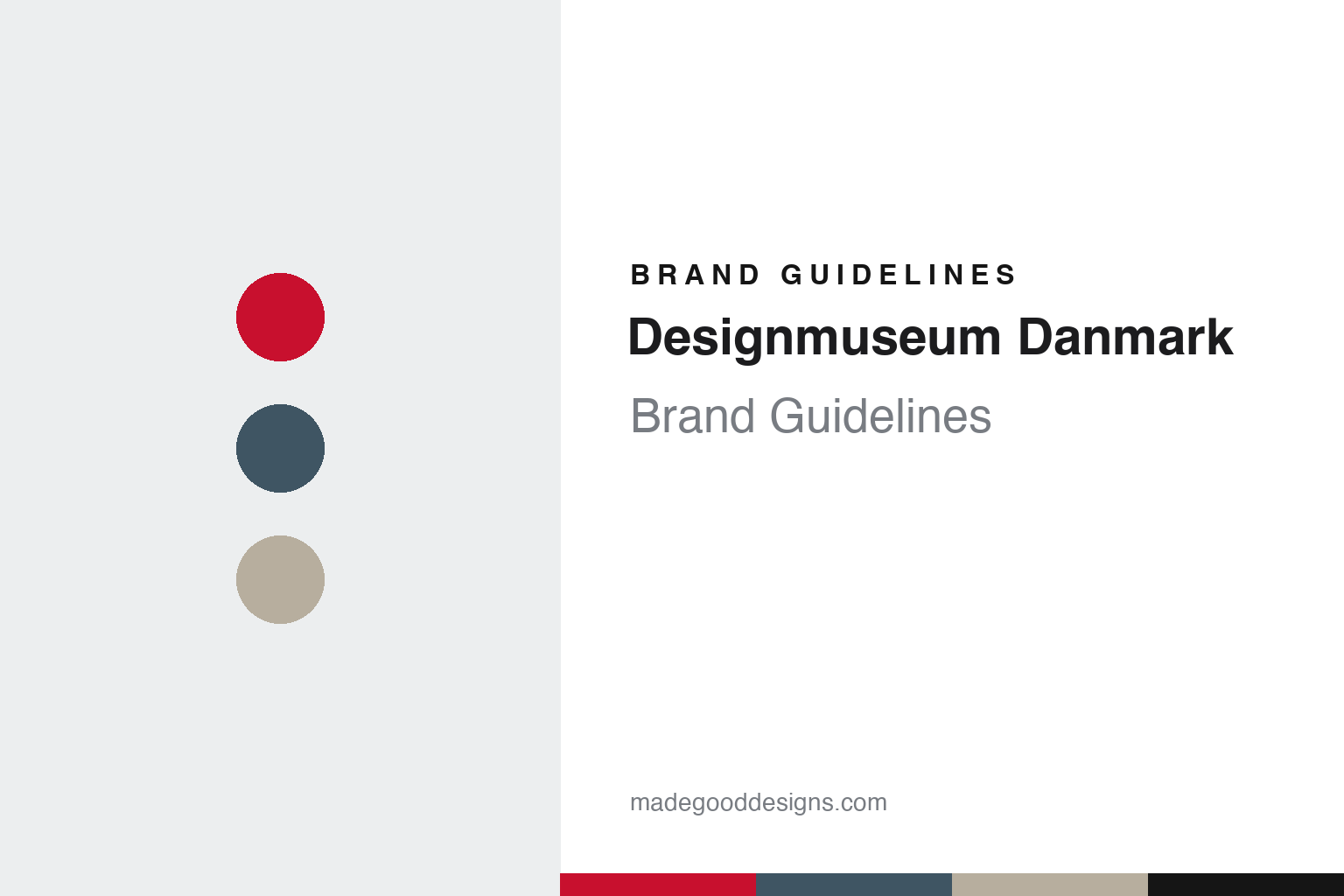 Designmuseum Danmark Brand Guidelines: An 1890 Museum, Klint’s Hospital Galleries and a 2011 Name