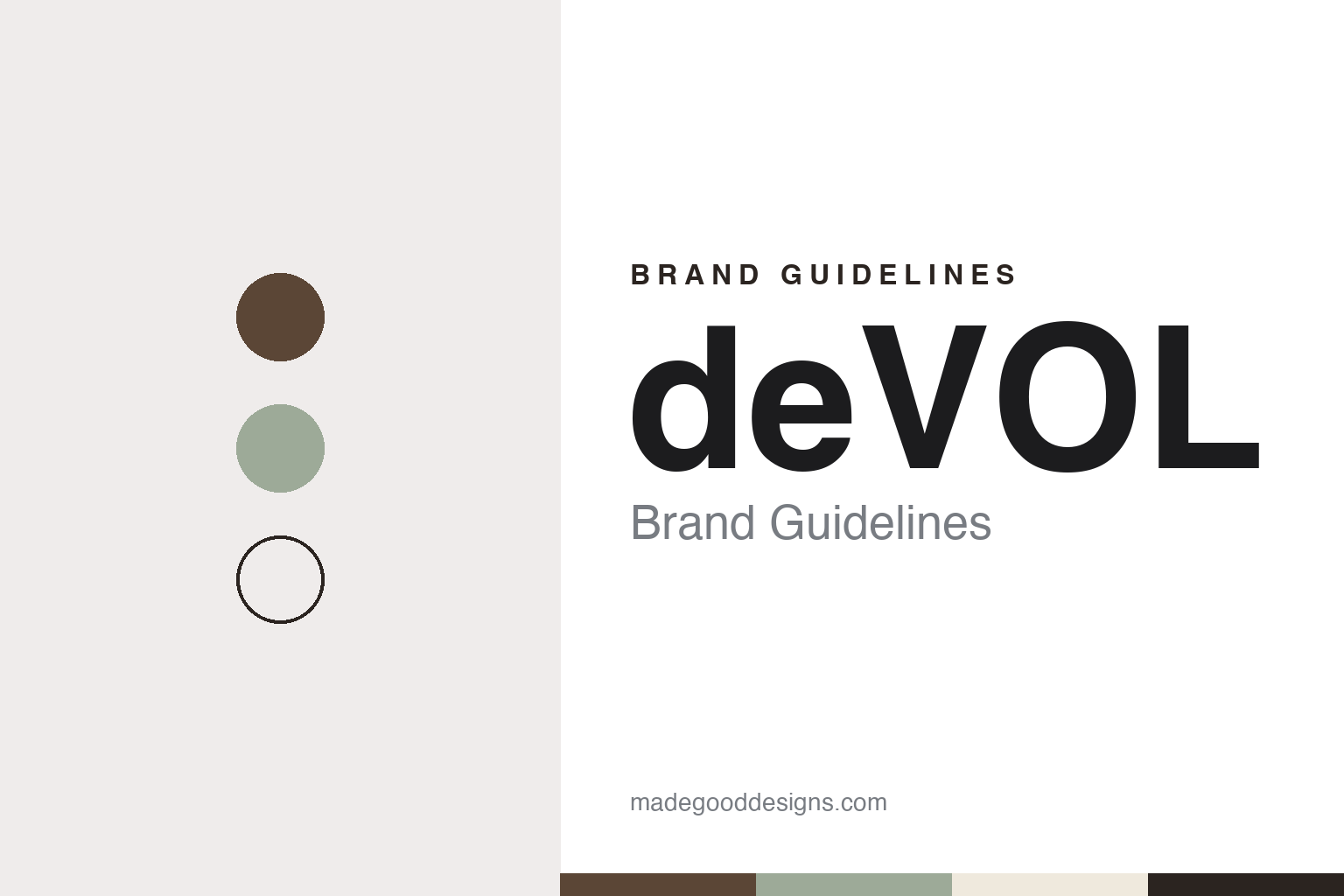 deVOL Brand Guidelines: The Leicestershire Kitchen Maker at Cotes Mill