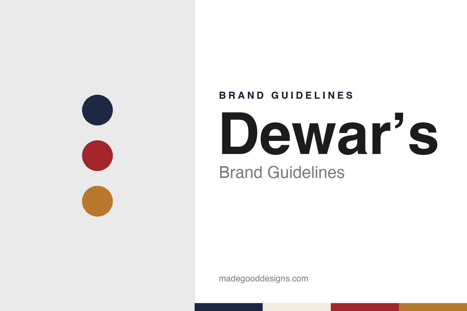 Dewar’s Brand Guidelines: The Perth Blend Built on John Dewar’s 1846 Shop