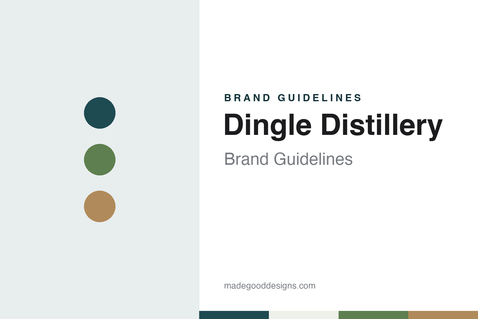Dingle Distillery Brand Guidelines: The Kerry Sawmill Distillery Opened in 2012