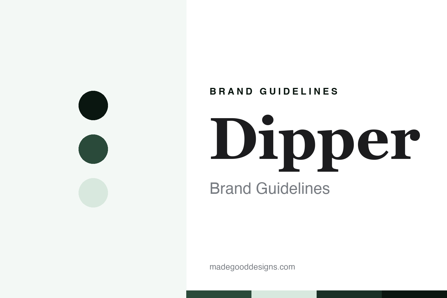 Dipper Brand Guidelines: Concertinas From a Wiltshire Attic