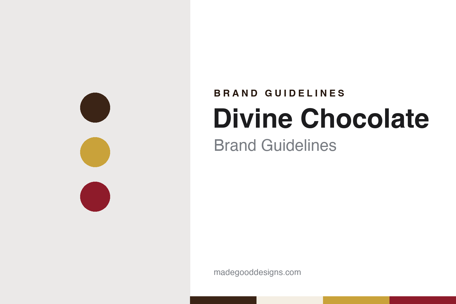 Divine Chocolate brand guidelines — abstract colour discs and material texture (original homage; not a Divine Chocolate product or logo)
