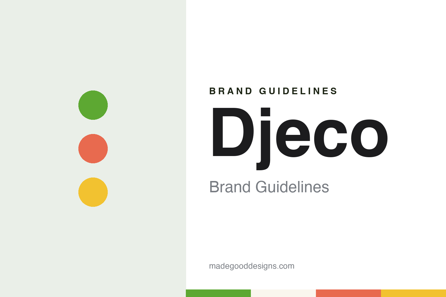 Djeco brand guidelines — abstract colour discs and material texture (original homage; not a Djeco product or logo)
