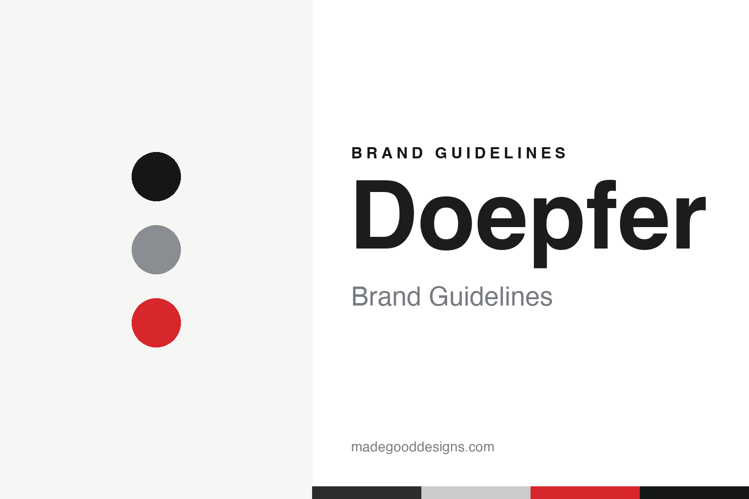 Doepfer brand guidelines — abstract colour discs and material texture (original homage; not a Doepfer product or logo)