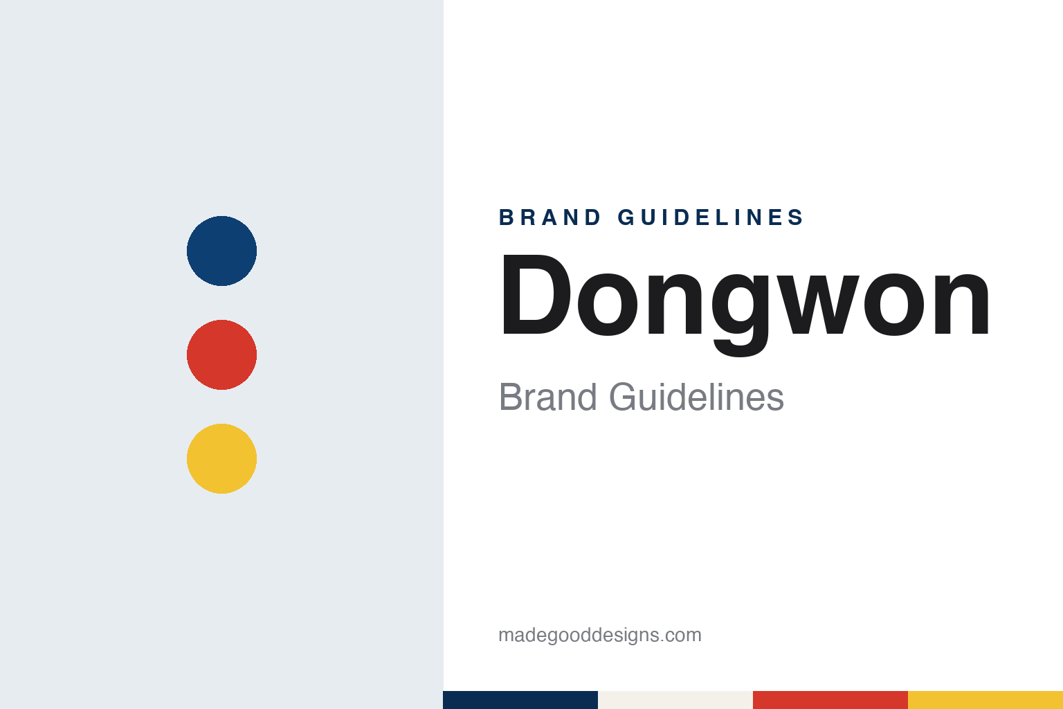 Dongwon Brand Guidelines: The 1969 Tuna Fleet That Put Tuna in Korean Cans