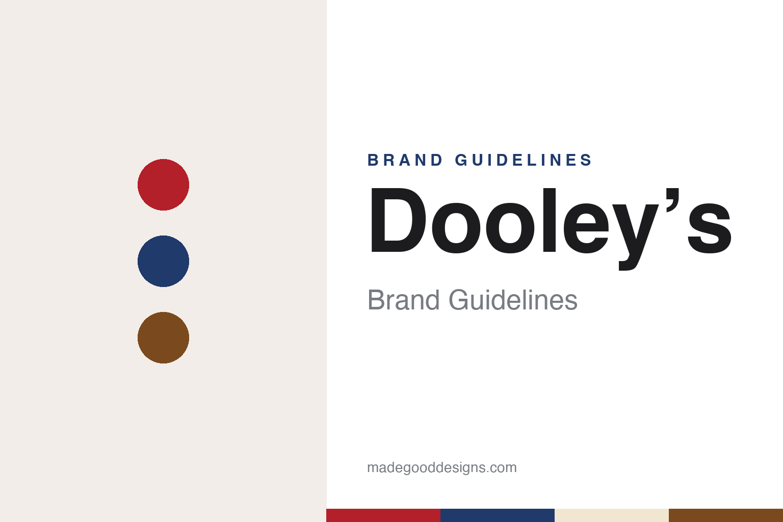 Dooley’s Brand Guidelines: Waldemar Behn’s Toffee Cream Liqueur From Eckernförde