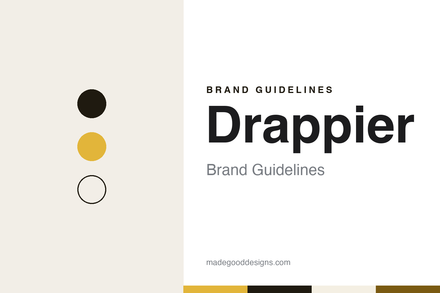 Drappier brand guidelines — abstract colour discs and material texture (original homage; not a Drappier product or logo)