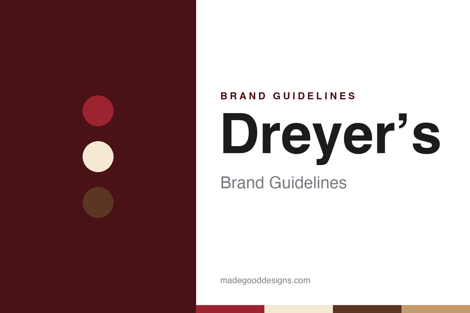 Dreyer’s Brand Guidelines: A Galley Boy, Grand Avenue and Rocky Road