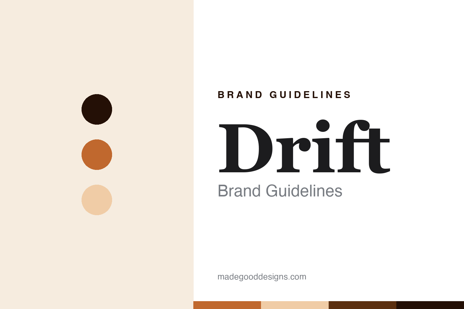Drift Brand Guidelines: The Still-Running POV Pioneer