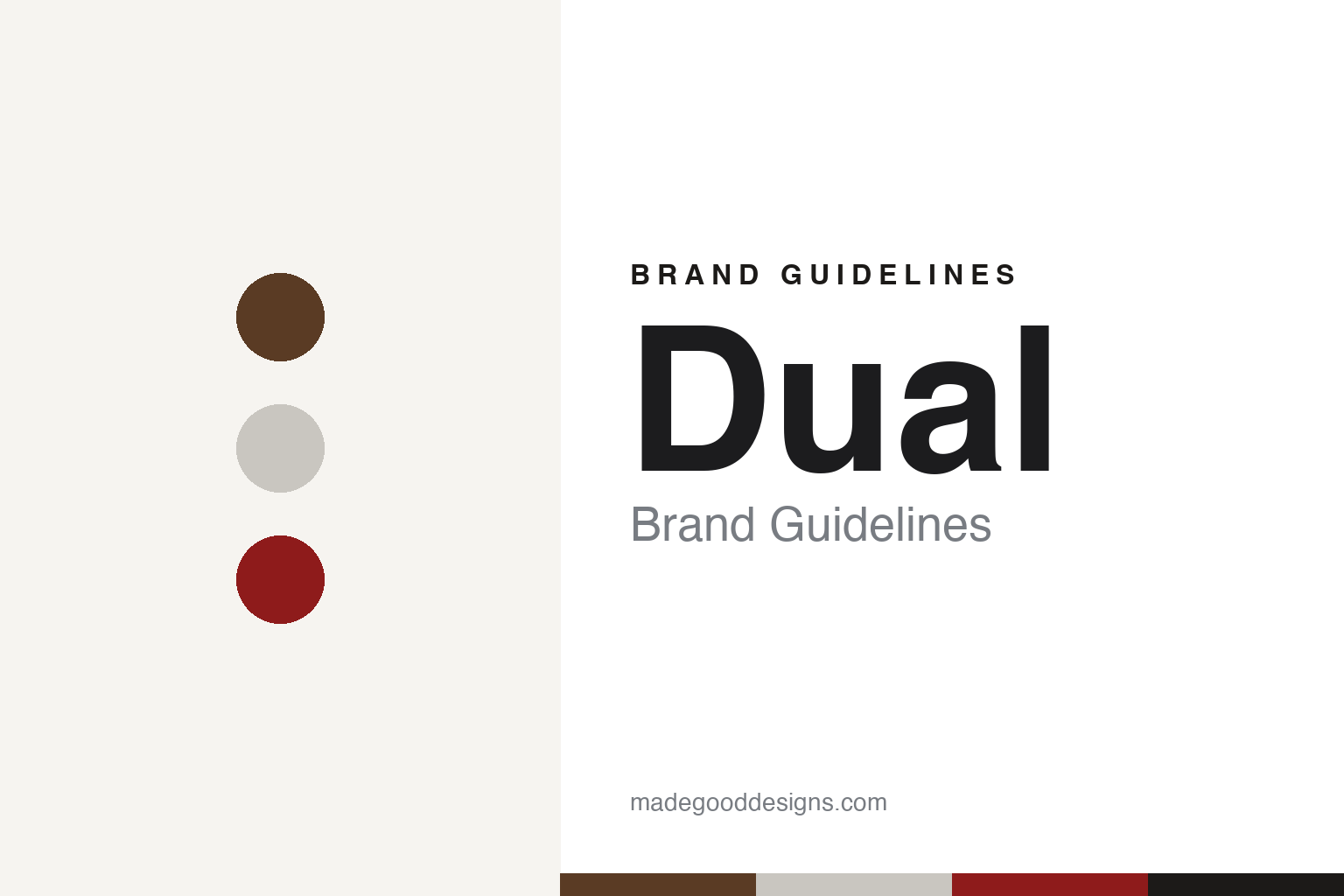 Dual brand guidelines — abstract colour discs and material texture (original homage; not a Dual product or logo)