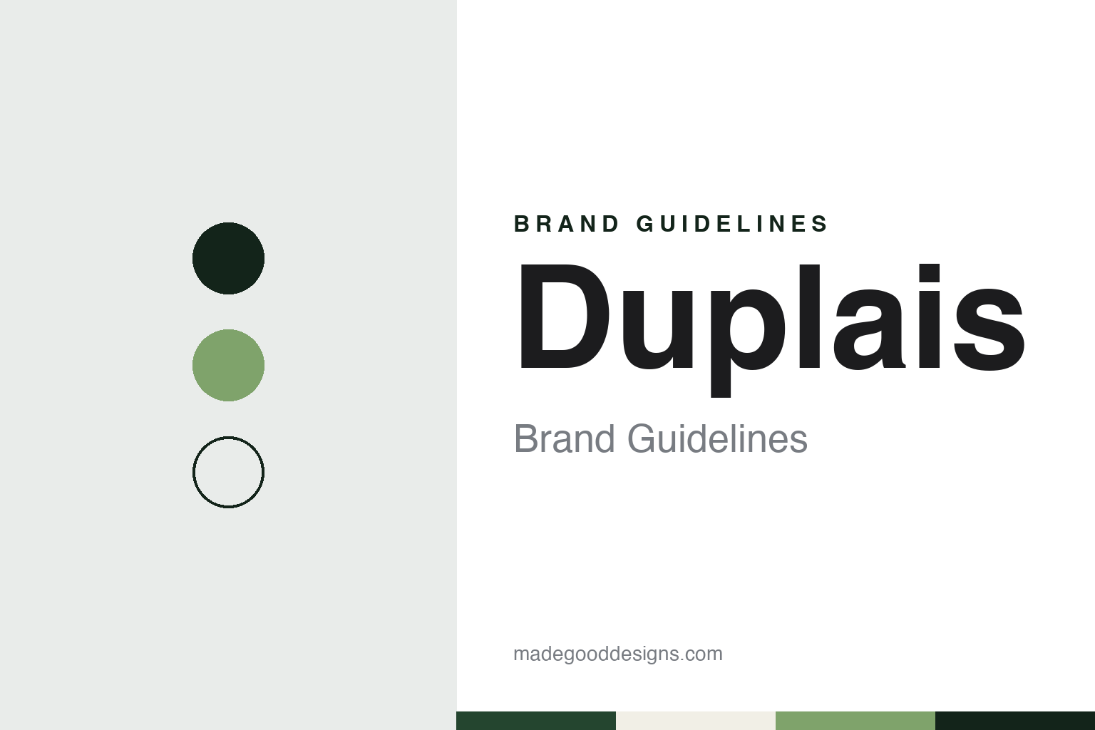 Duplais Brand Guidelines: A Swiss Absinthe Named for a 19th-Century Distilling Manual