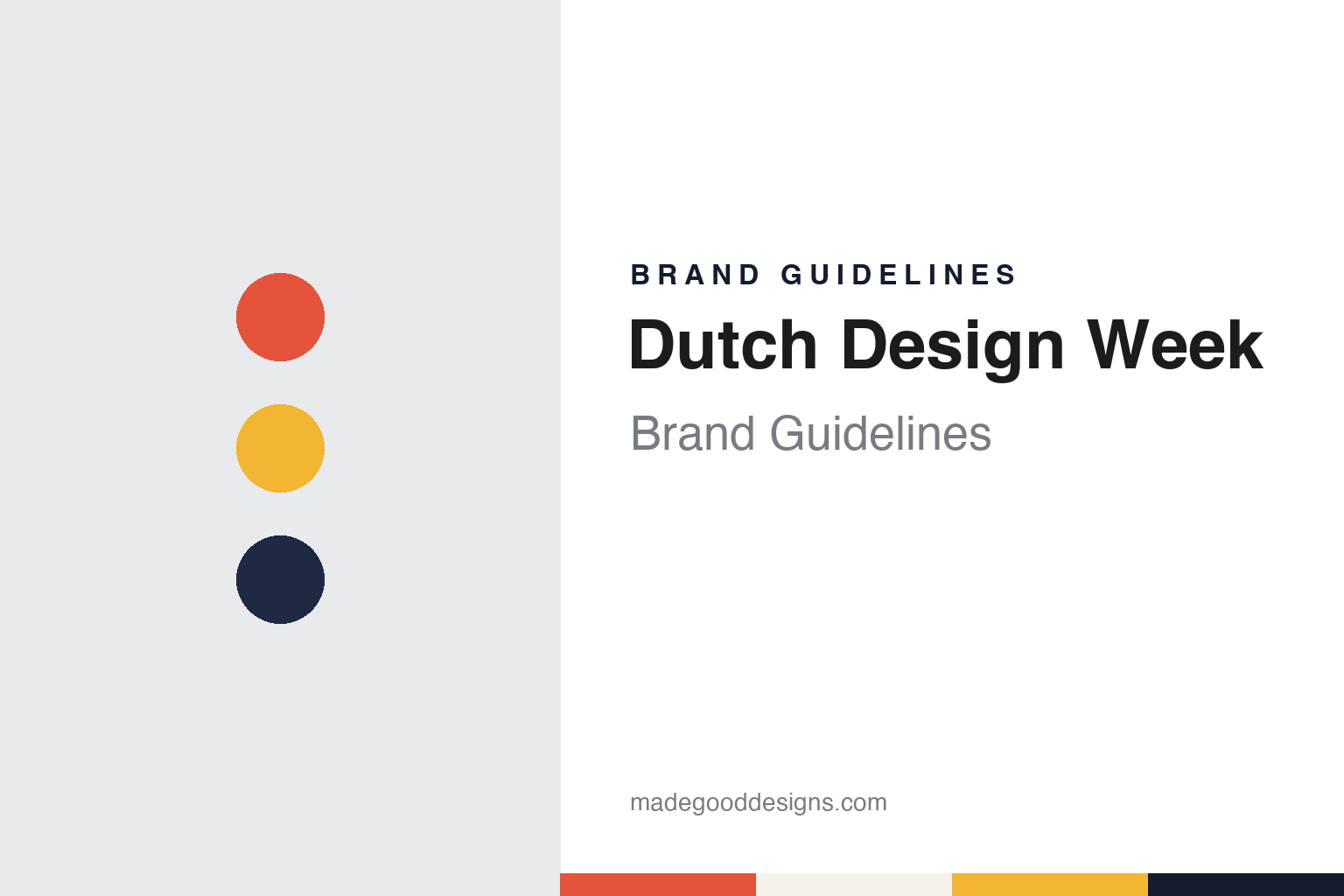 Dutch Design Week Brand Guidelines: Eindhoven, a 1998 Day of Design and a Tulip Logo