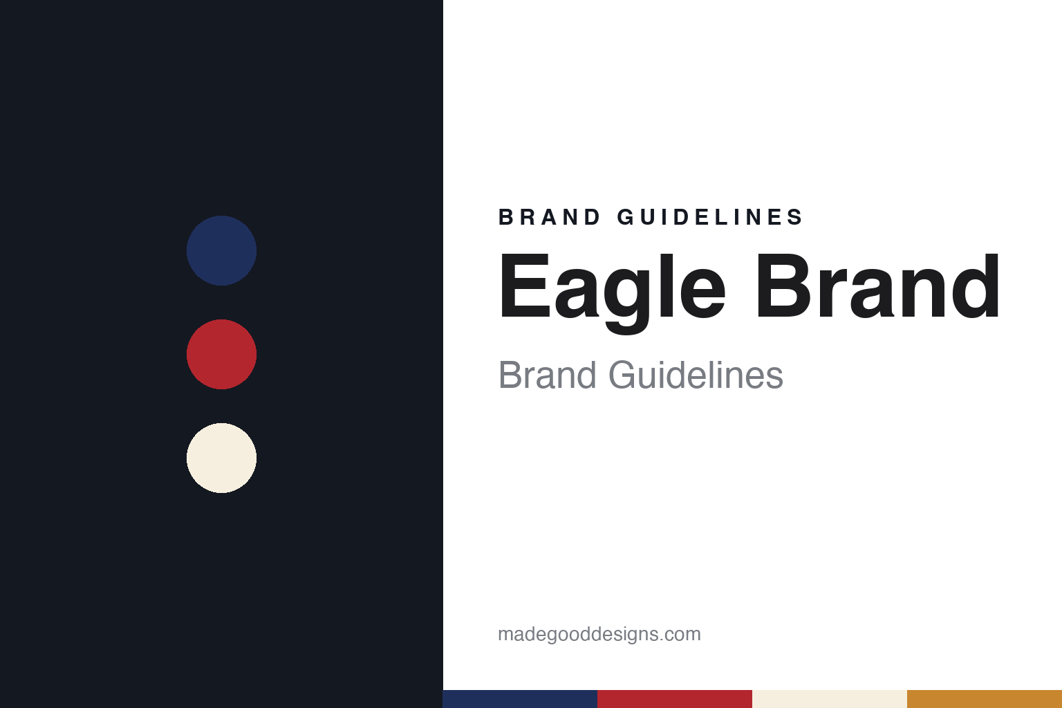 Eagle Brand brand guidelines — abstract colour discs and material texture (original homage; not a Eagle Brand product or logo)