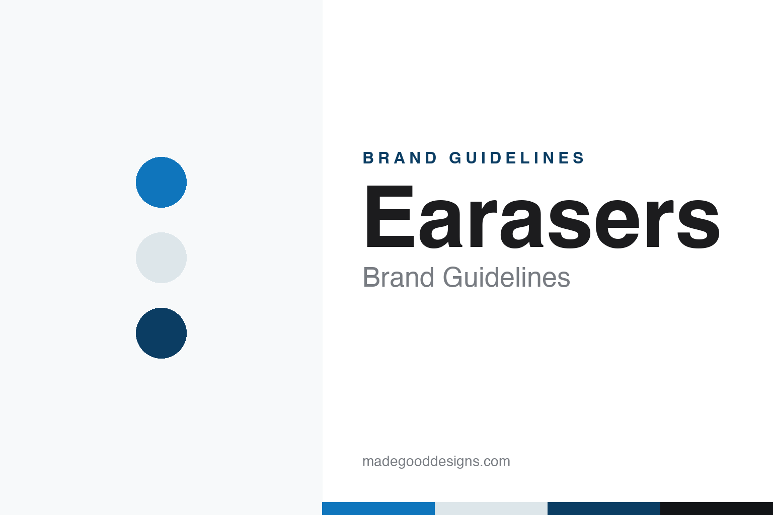 Earasers brand guidelines — abstract colour discs and material texture (original homage; not a Earasers product or logo)