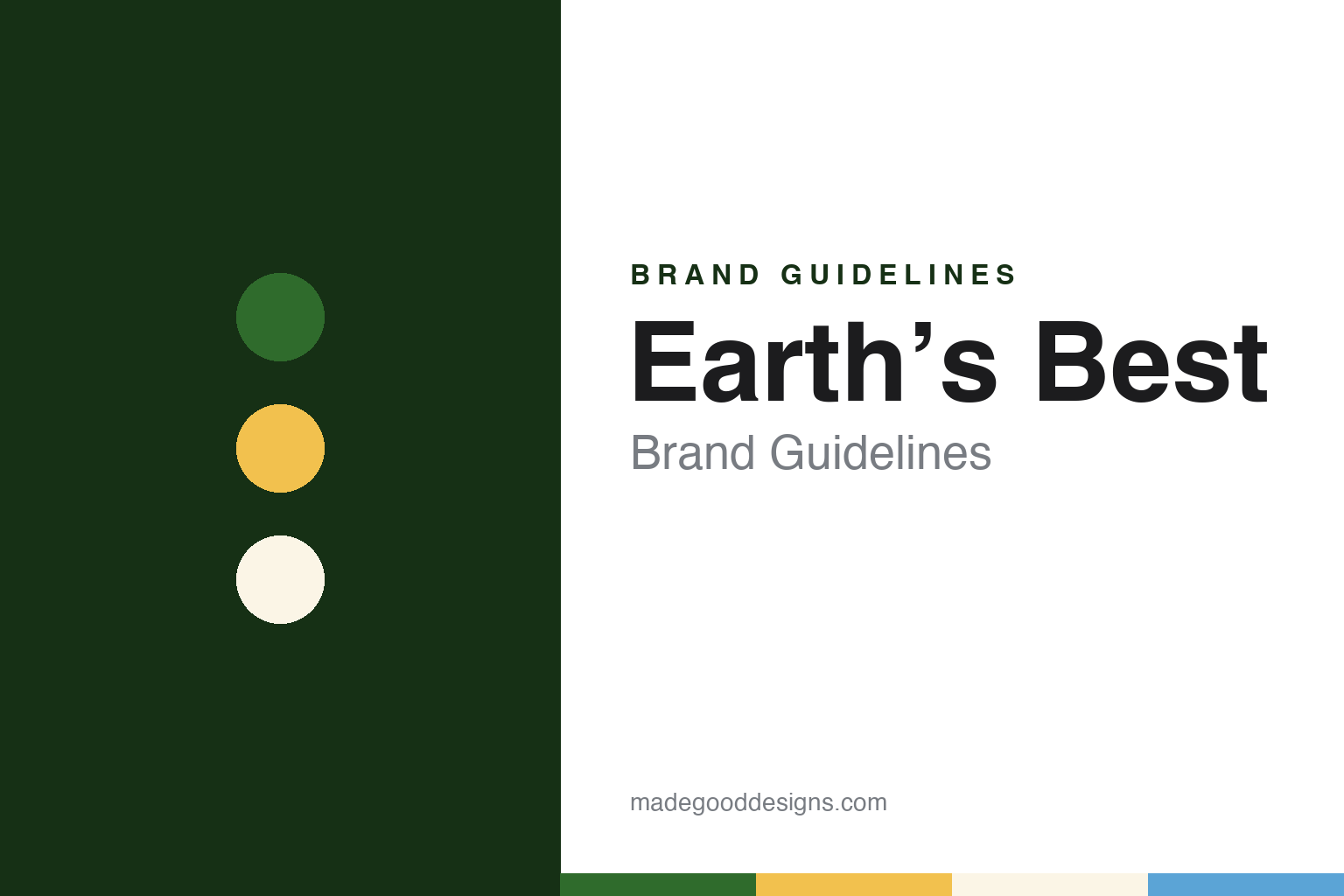 Earth’s Best Brand Guidelines: Twin Brothers, a Middlebury Plant and Organic Baby Food