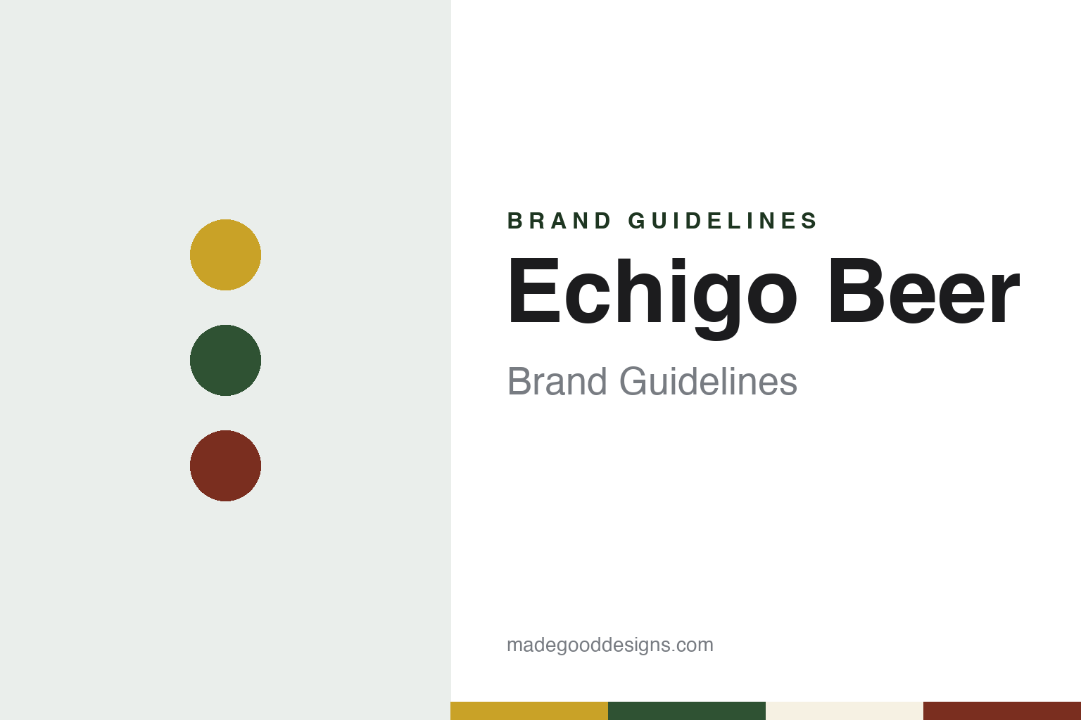 Echigo Beer Brand Guidelines: Niigata’s Goat-Mark Craft Beer, Owned by Bourbon